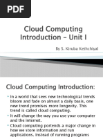 Cloud Computing Introduction - Unit I-1