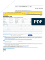 Booking Confirmation On IRCTC, Train: 16779, 21-Mar-2022, 2S, TPTY - MDU