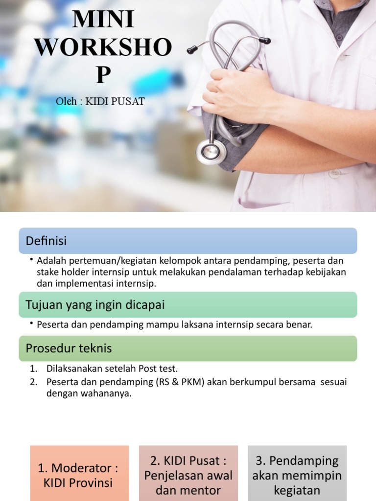 Mini Workshop KIDI PUSAT Edit | PDF | Karier & Perkembangan | Bisnis