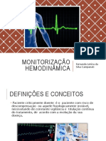 Aula 01- Monitorização hemodinâmica