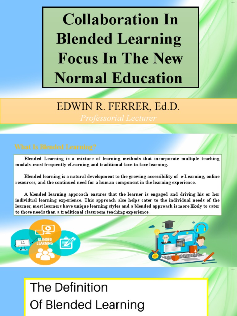 Benefits of Blended Learning in Education | PDF | Educational ...