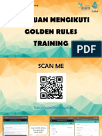 Panduan Mengikuti Golden Rules Training