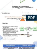 Design and Simulation of 2 1 and 4 1 Array Antenna For Detection System of Objects or Living Things in Motion