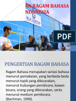 Kedudukan, Fungsi Dan Ragam Bahasa Indonesia Rev