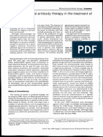 Role of Monoclonal Antibody Therapy in The Treatment of Infectious Disease