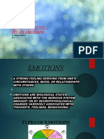 Psychology Offline Activity-: PPT On Emotions: by Arpita Gupta Xi-I