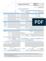 Ssoma - Ficha de Inscripción de Inscripcion