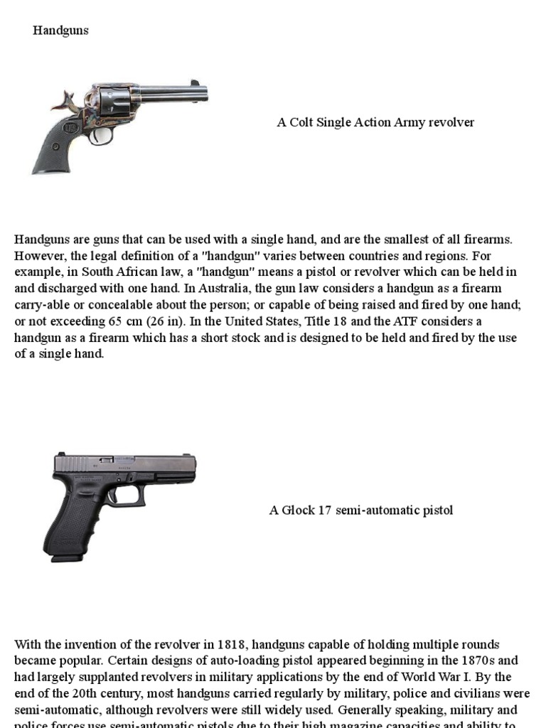 Guns | PDF