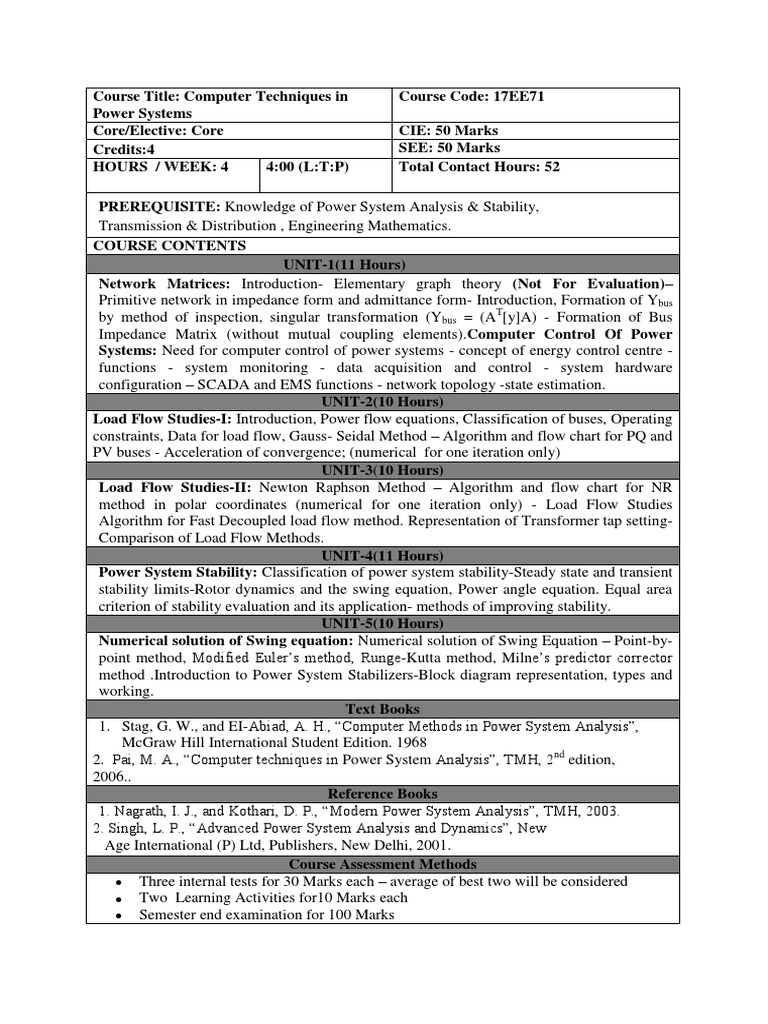Eee.2017 Syllabus 7th&8th PDF Cmos Programmable Logic Controller
