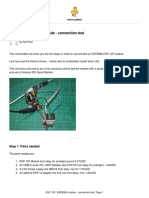 ESP 12F ESP8266 Module Connection Test
