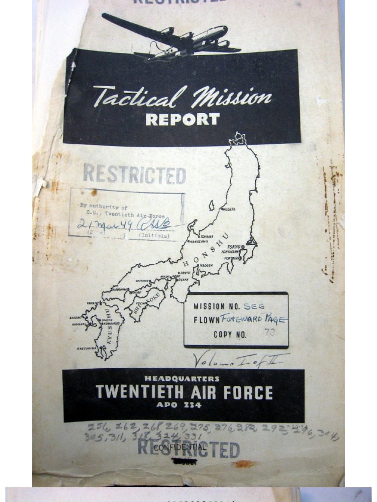 21st Bomber Command Tactical Mission Report 256etc | PDF