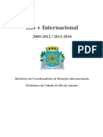 Cooperação internacional e visibilidade da cidade do Rio de 2009 a 2016