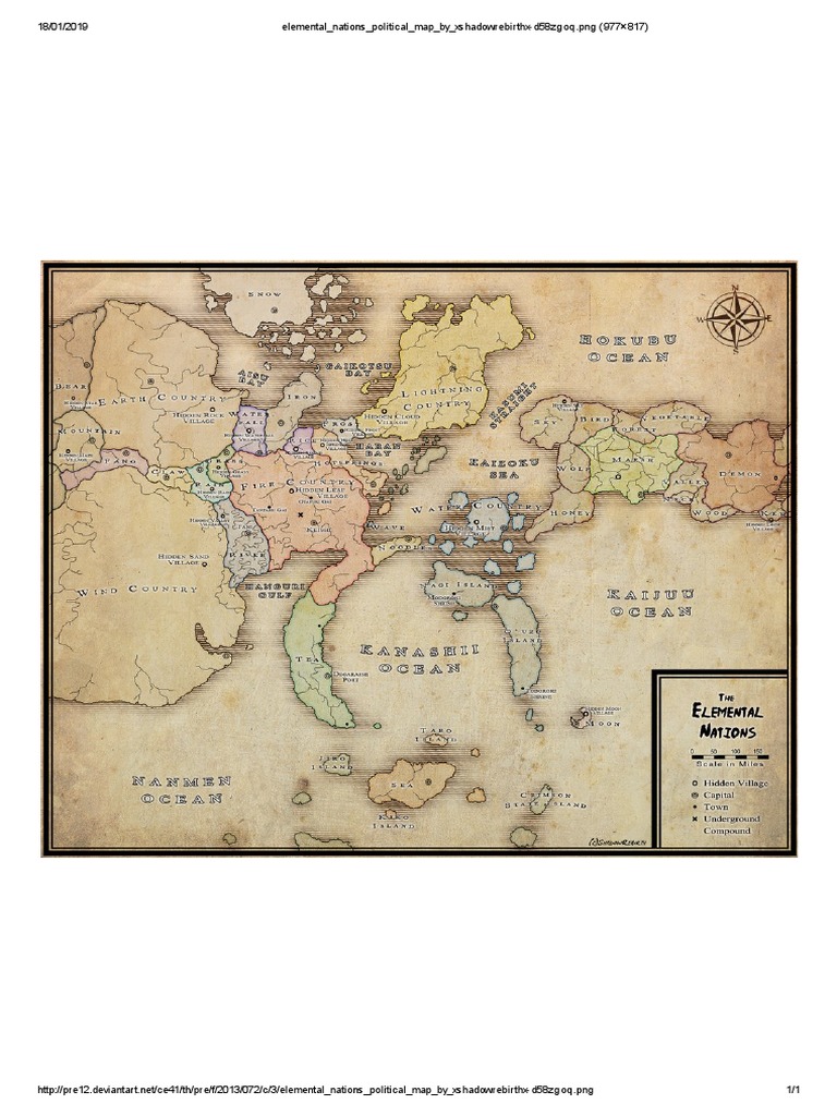 Elemental Nations Political Map by Xshadowrebirthx-D58zgoq | PDF
