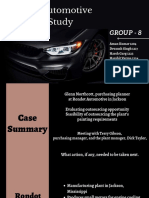 Rondot Automotive Case Study: Group - 8