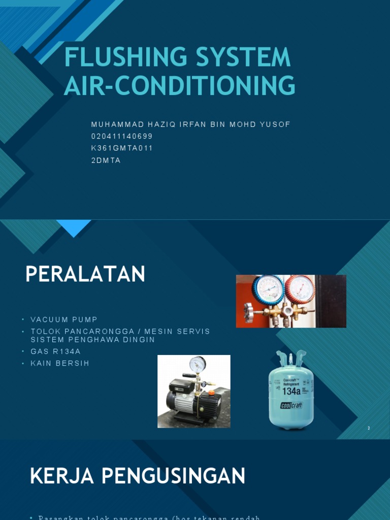 Flushing System AirConditioning PDF