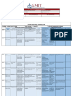 1st Year Wood Technology Planning Grid