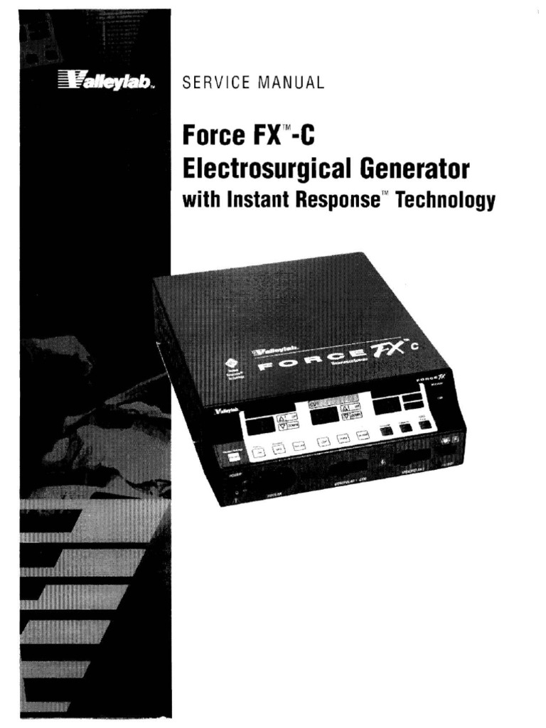 Valleylab Force FX-C ESU - Service Manual | PDF