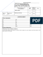 Business Math Weekly Assessment Plan