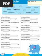 We're Going to the Zoo Lyrics | PDF