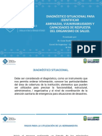 Diagnostico Situacional para Identificaramenazas - Vulnerabilidades y Capacidades de Respuesta Del Organismo de Salud