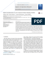 Hybrid Metaheuristics for Clustered Vehicle Routing