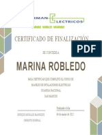 Certificado de Finalización