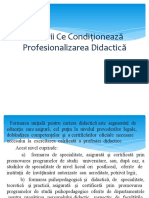 Factorii Ce Cond. Prof. Didactica