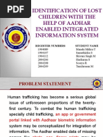 Identification of Lost Children With The Help of Aadhar Enabled Integrated Information System