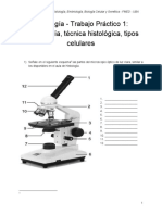 Histología Técnicas Microscopía