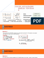 Resolución de Ejercicios - Anualidades Simples Vencidas II