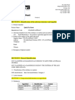 MSDS Cold Mix