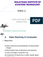 Topic 2 Static Electricity and Conduction (24 Slides)