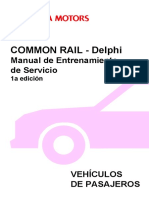 Common Rail - Delphi: Manual de Entrenamiento de Servicio