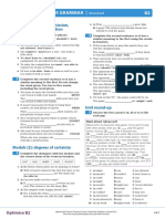 Optimise Your Grammar - B2: Modals (1) : Ability, Permission, Advice/criticism, Obligation