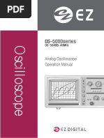 Oscilaoscopio OS-5040B 40MHz Manual Operação