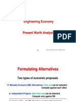 Engineering Economy: Present Worth Analysis