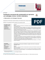 Facilitación Neuromuscular Propioceptiva en Personas Con Lumbalgia Crónica: Revisión Sistemática