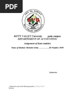 RIFTY VALLEY University Gada Campus Departement of Accounting