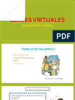 1° de Primaria Razonamiento Verbal FAMILIA DE PALABRAS I