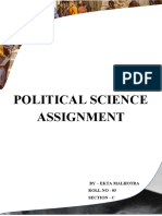 Political Science Assignment: POL Q
