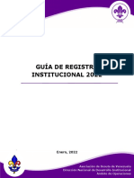 Guia de Registro Institucional 2022 Scouts de Venezuela