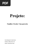 Projeto Familia e Escola