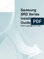Samsung SRD Series Installation Guide: EOS Australia PTY LTD