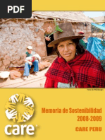 Memoria de Sostenibilidad 2008-2009 CARE Perú