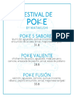 Festival De: PO E 5 Sabores E Valiente E Fusión