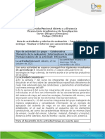 Guía de Actividades y Rúbrica de Evaluación - Unidad 2 - Fase 3 - ABP - Segunda Entrega