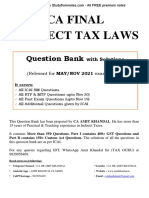 CA FINAL IDT QUESTION BANK FOR MAYNOV 2021 Atul Agarwal