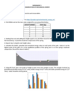Experiment 5 Conservation of Mechanical Energy Objective: ST ND RD