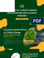 Impacts of Climate Change On Allergens and Allergic Diseases