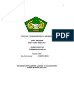Proposal Progam Kreativitas Mahasiswa: Akademi Keperawatan Kesdam Vi/Tanjungpura TAHUN AJARAN 2021/2022